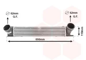 Intercooler Bmw 3 (E90) para Bmw S/3 E90 2005 y S/3 E91 2005