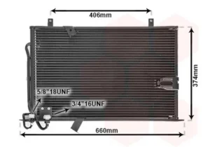 Condensador Bmw Serie 5 (E34) All Diesel/M5 para Bmw S/5 E34 1987