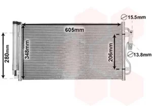 Condensador de aire acondicionado para Bmw S/1 E81/E87 2004