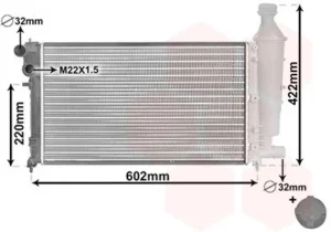 Radiador para Citroen SAXO 1996