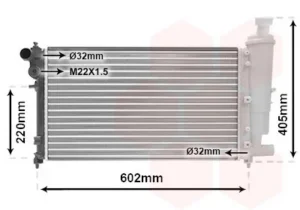 Radiador para Peugeot 106 1996