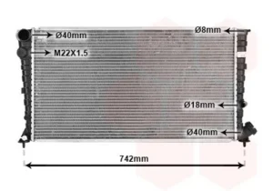 Radiador para Peugeot 306 1993