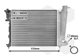 Radiador para Peugeot 306 1993
