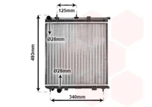 Radiador para Fiat PUNTO 1993