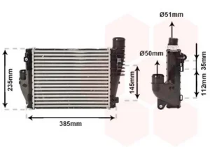 Intercooler para Citroen JUMPY 2016 y Peugeot EXPERT 2016