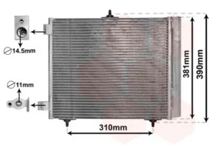 Condensador Psa C3 All para Citroen C3 2002
