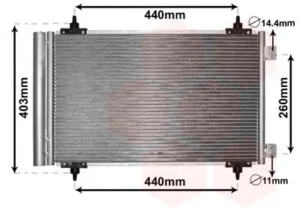 Condensador de aire acondicionado para Fiat SCUDO 2007