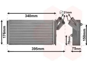 Radiador de calefacción para Fiat SCUDO 1996