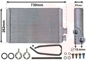 Radiador de calefacción para Peugeot 407 2004