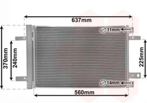 Condensador de aire acondicionado para Citroen BERLINGO 2018 y BERLINGO MULTISPACE 2018