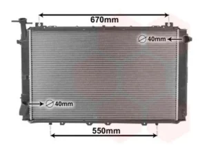 Radiador para Nissan PATROL 1989