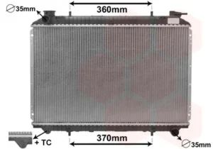 Radiador para Nissan VANNETE CARGO 1994