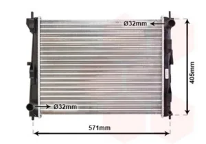 Radiador para Renault CLIO III 2005