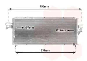 Condensador de aire acondicionado para Nissan ALMERA N15 1995