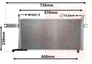 Condensador Nissan Micra (K11) para Nissan MICRA K11 1992