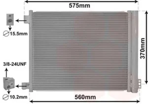 Condensador de aire acondicionado para Nissan MICRA K13 2010