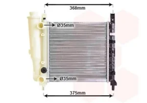 Radiador para Fiat UNO 1989
