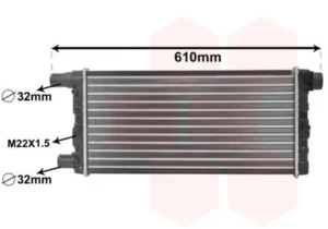 Radiador Fiat Group Cinquecento / Seicento 0. para Fiat CINQUECENTO 1991