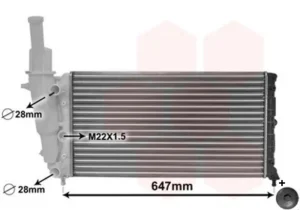 Radiador para Fiat PUNTO 1993
