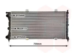 Radiador para Fiat PUNTO 1993