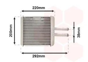 Radiador de calefacción para Daewoo NUBIRA 1997