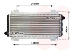 Radiador para Ford FIESTA MK2 1983