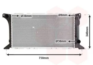 Radiador para Ford TRANSIT 1986