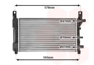 Radiador para Ford FIESTA MK3 1989