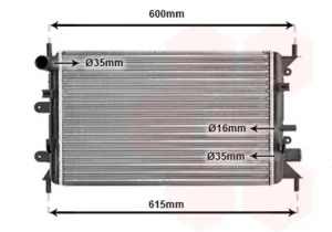 Radiador para Ford ESCORT MK5 1990