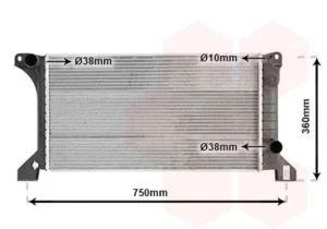 Radiador para Ford TRANSIT 1991
