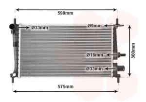 Radiador para Ford FIESTA MK4 1996