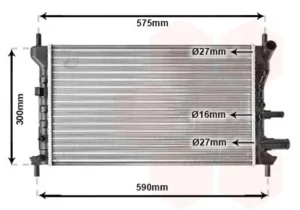 Radiador para Ford FIESTA MK4 1996