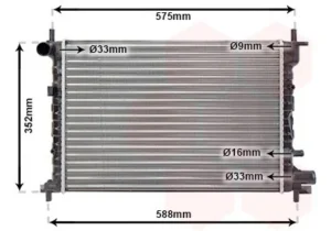 Radiador para Ford FIESTA MK4 1996