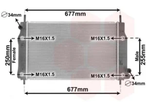 Radiador para Ford MONDEO 1993