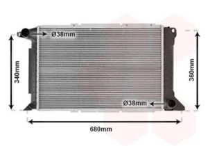 Radiador para Ford TRANSIT 1994