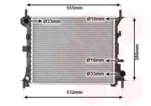 Radiador para Ford FOCUS 1998