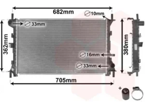 Radiador para Ford FOCUS 1998