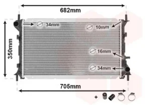 Radiador para Ford FOCUS 1998