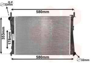 Radiador para Ford FIESTA MK5 2002