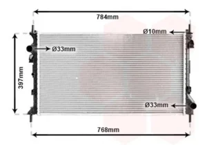 Radiador Ford Tourneo Connect para Ford TRANSIT CONNECT 2002