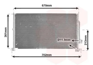Condensador Ford Mondeo Iii All (- St220) para Ford MONDEO 1993