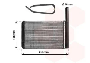 Radiador de calefacción para Ford FIESTA MK3 1989