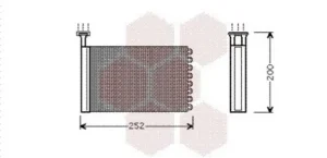 Radiador de calefacción para Ford MONDEO 1993
