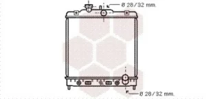 Radiador para Honda CIVIC 1992