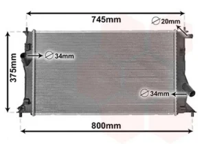 Radiador para Mazda 6 2002