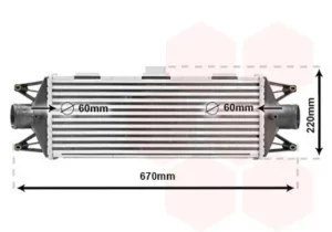 Intercooler para Iveco DAILY 2000 y DAILY 2006