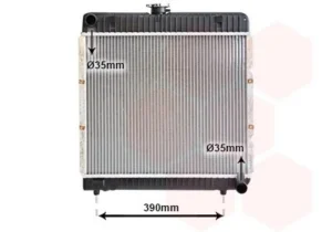 Radiador Mercedes (W123) para Mercedes-Benz W123 1976