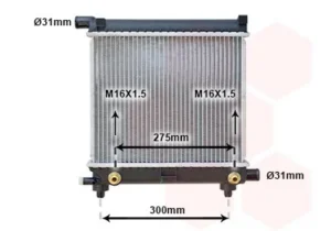 Radiador para Mercedes-Benz W201 1982
