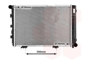 Radiador Mercedes (W124) para Mercedes-Benz E W124 1985