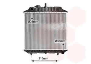 Radiador para Mercedes-Benz MB100/180 1987
